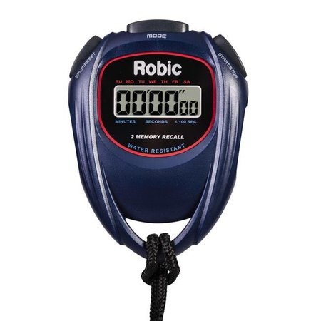 ROBIC Robic 2004929 SC-429 Water Resistant All Purpose Stopwatch; Blue 2004929